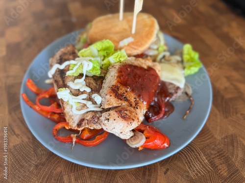 Close up of delicious grill...