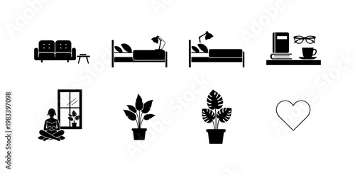 Modern home silhouettes: cozy spaces for relaxation and comfort