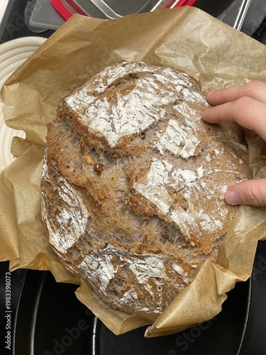 Close-up shot of homemade a...