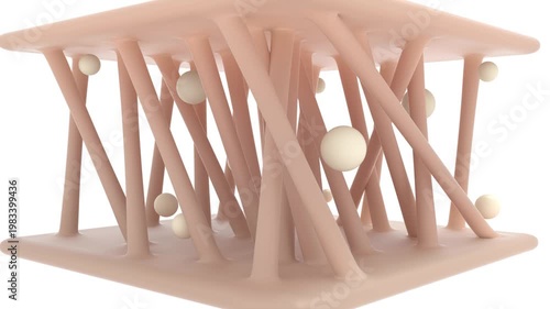 Skin structure layer collagen anatomy bg skincare able to loop endless 4k