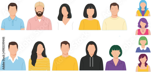 Illustration of Happy Kids Riding Bikes and Skateboarding with Helmets for Fun, Outdoor, and Active Lifestyle Designs