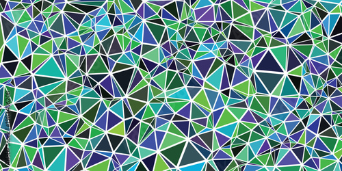 Abstract Background Abstract geometric low poly background, green and blue polygonal mosaic vector, crystalline triangular pattern texture