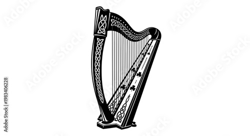 violin isolated on white