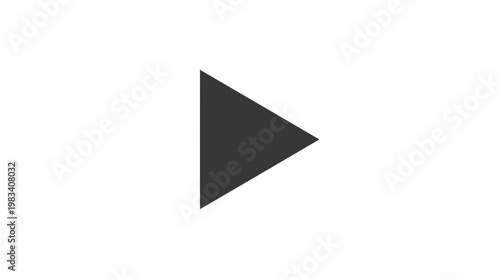 Black Triangle Play Button Icon 2.