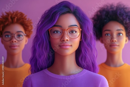 Multicultural avatars gather in virtual classroom for learning and sharing experiences