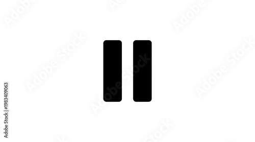 Pause button icon.