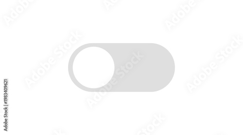 Toggle switch button in off position.