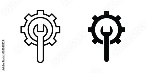 Maintenance icon vectors set. vector icon for web design