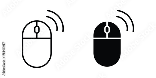 Mouse icon vectors set. vector icon for web design
