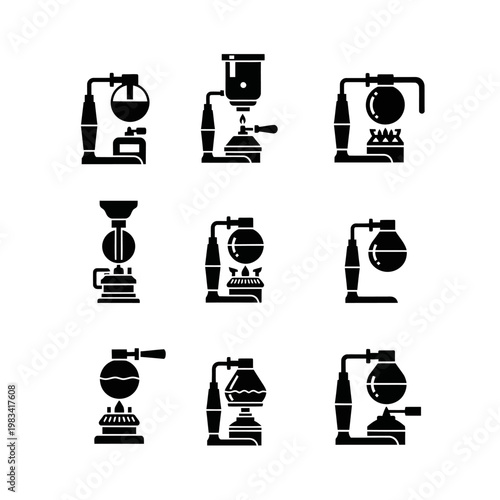 Siphon Coffee Makers Collection: Vintage and Modern Brewing Methods