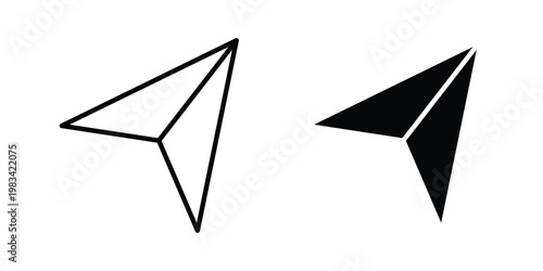 Send icon vectors set. vector icon for web design