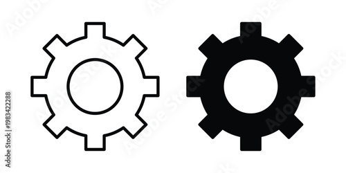 Settings icon vectors set. vector icon for web design