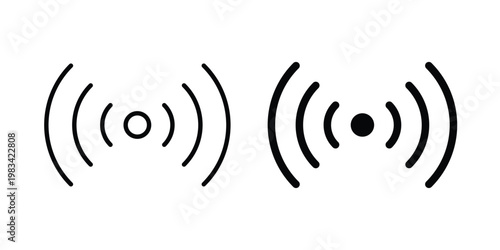 Signal icon vectors set. vector icon for web design