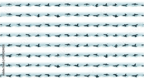 A sequential representation of a bird in flight, showcasing its dynamic wing movements and aerial trajectory in a series of frames