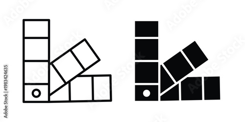 Swatch icon vectors set. vector icon for web design