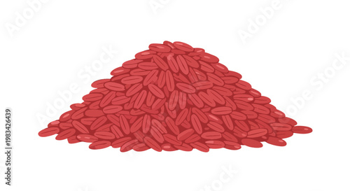 Pile of Goji Berries - Healthy Superfood Dried Fruit Antioxidant Rich.