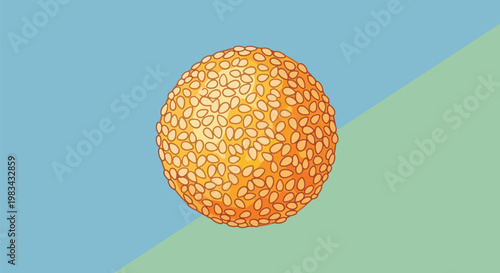 Sweet Sesame Ball Treat.