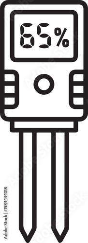 Handheld Digital Soil Moisture Meter with LCD Display – Precision Agricultural Tool for Gardeners, Farmers, and Hydroponic Enthusiasts to Monitor Plant Health, Irrigation Efficiency,