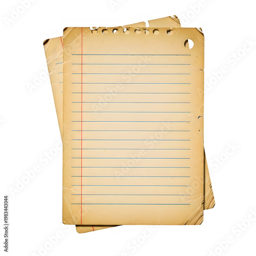 Aged paper documents rolled and stacked in a vintage style