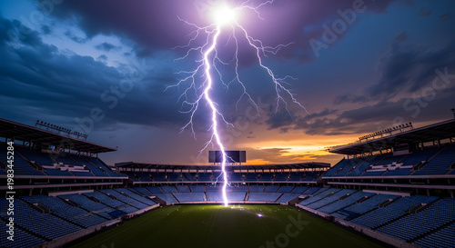 lightning in the night