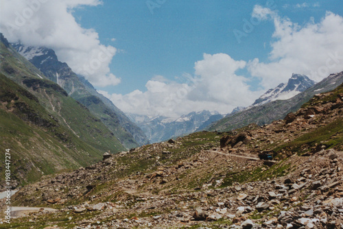 mountain landscape in the himalayas