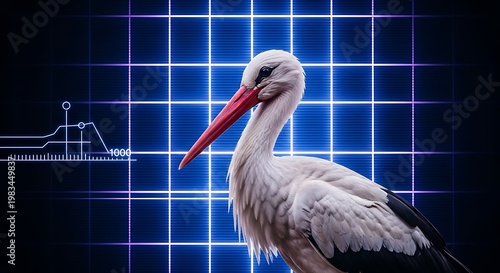 Stork in a Digital World - A Fusion of Nature and Technology.