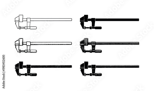 Bar clamp with long sliding arm for securing larger workpieces during assembly or gluing