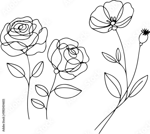 Minimalist Continuous Line Art of Man Back View – Anonymous Person, Identity and Human Illustration