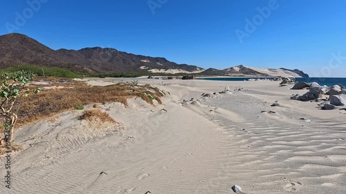 Dunes at Playa Escondida, Oaxaca, Mexico