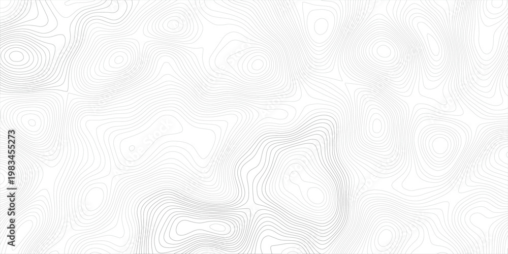 Obraz premium Modern topography map pattern featuring abstract wavy lines and geographic curved relief for cartography and terrain elevation concepts on transparent background.