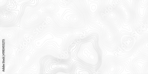 Modern topography map pattern featuring abstract wavy lines and geographic curved relief for cartography and terrain elevation concepts on transparent background.
