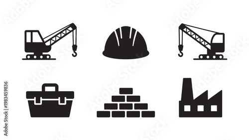Building industry symbol collection