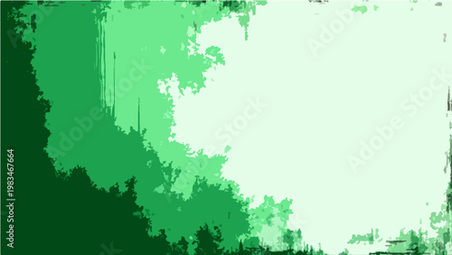Vector Abstract green artistic background with vibrant color palette brings life and fresh aesthetic and design brings inspiration and nature's allure