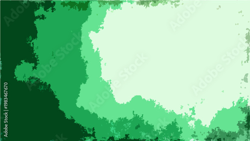 Vector Gradient shades of green backdrop with hues blend smooth. Visual texture add depth and fresh aesthetic create calm scene and lush backdrop and monochromatic