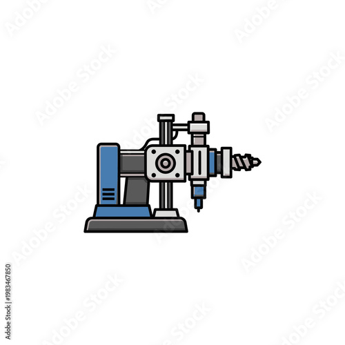 Industrial cnc drilling and milling machine tool