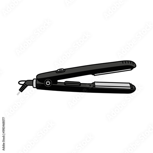 Modern professional hair straightener flat iron styling tool