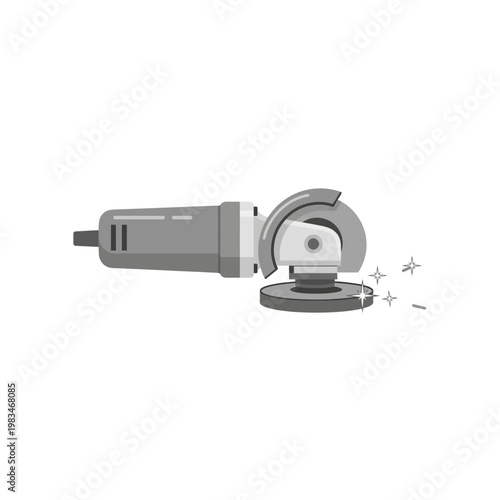 Handheld electric angle grinder cutting tool