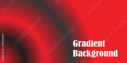 Vibrant red gradient background with pixelated texture and text overlay