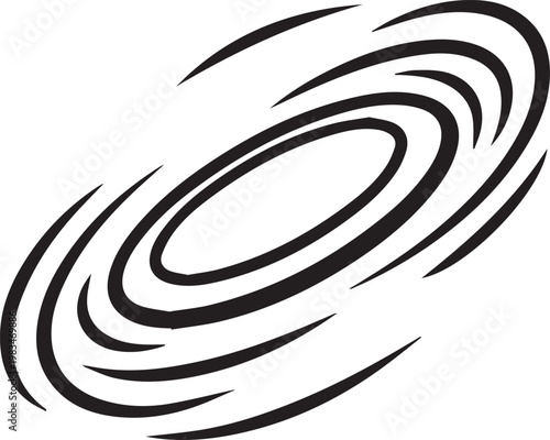 Foto Premium Ultimate Frisbee Disc Vector Icon with Dynamic Wind Effect for Sports Br