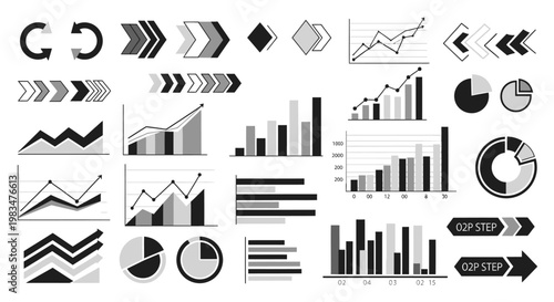 Analytics Dashboard UI Kit – Charts, Graphs, and Data Visualization Elements