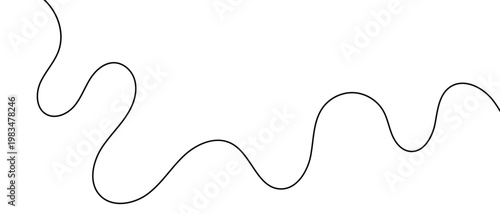 abstract creative black cable line design.