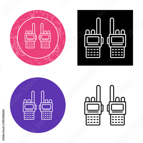 Walkie Talkie Icon Design