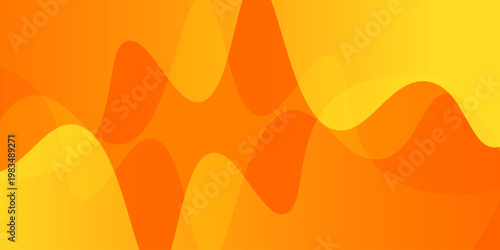 Dynamic orange textured background design in 3D style with orange color. Vector background
