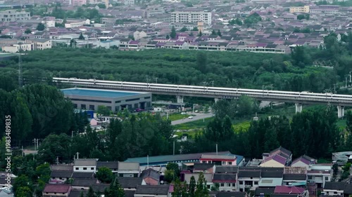 scenery of baoji, china