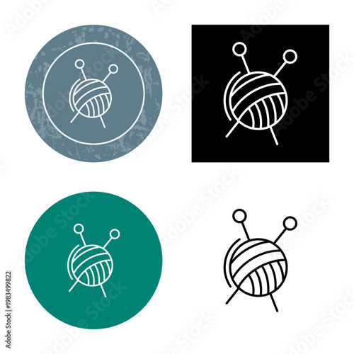 Knitting Icon Design