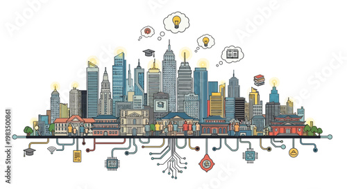 Smart City Infrastructure and Innovation: Buildings, Technology, Ideas, Education
