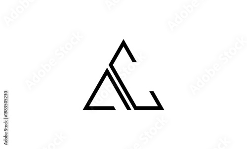 AC initial letter logo or AC monogram
