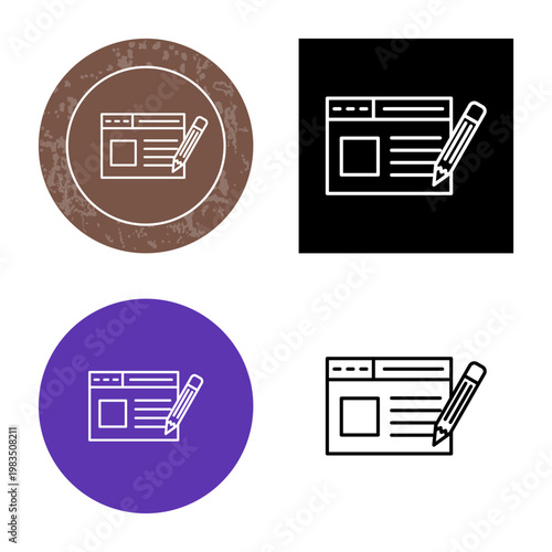 Web Page Icon Design
