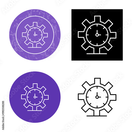 Time Management Icon Design