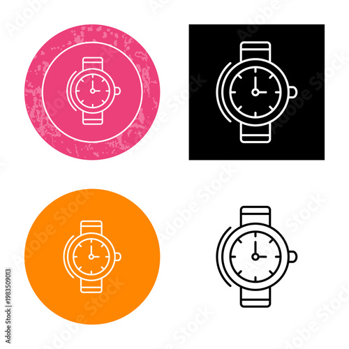 Wrist Watch Icon Design